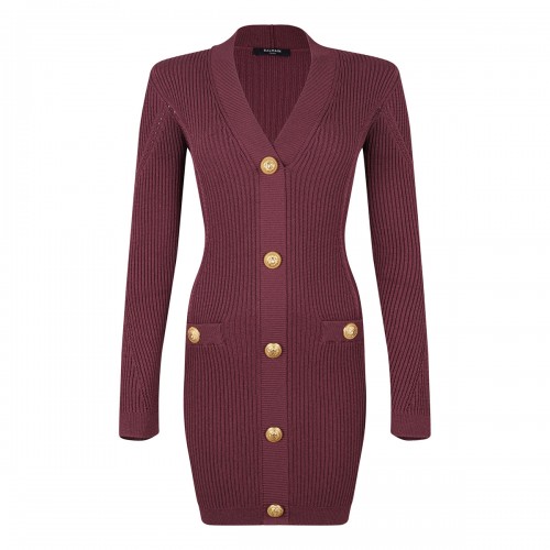 V-neck bodycon dress