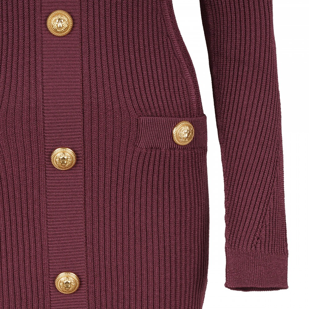 V-neck bodycon dress