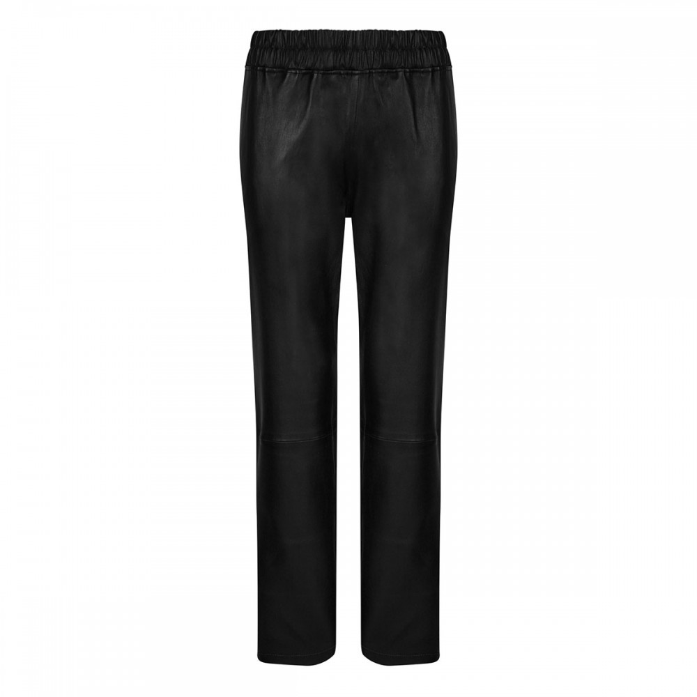 Jardin black leather pants