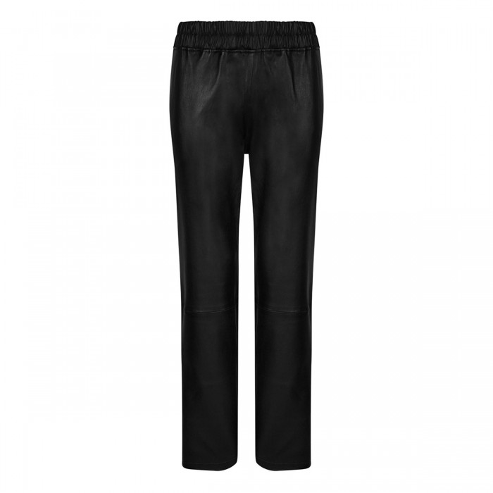 Jardin black leather pants