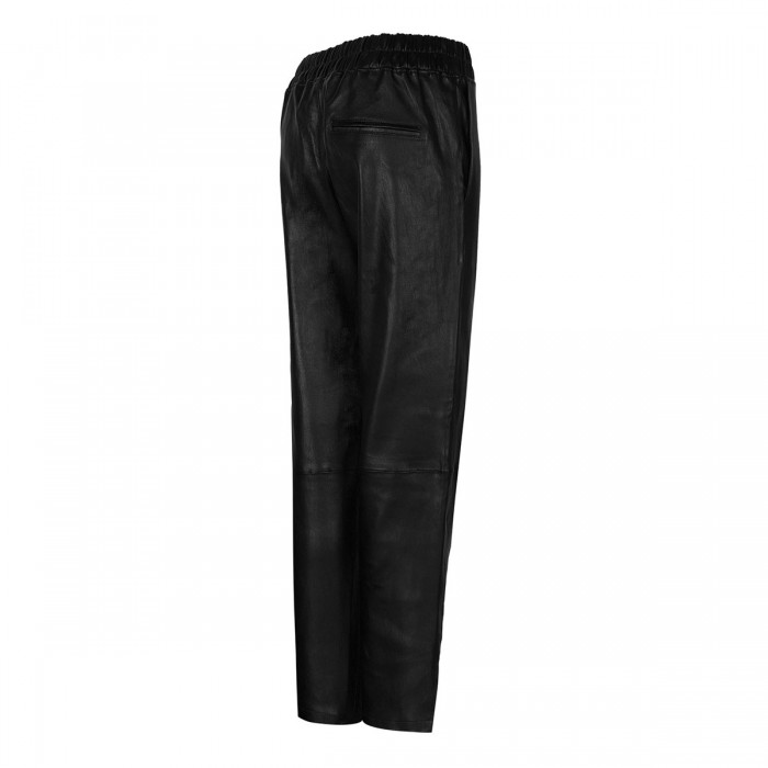 Jardin black leather pants