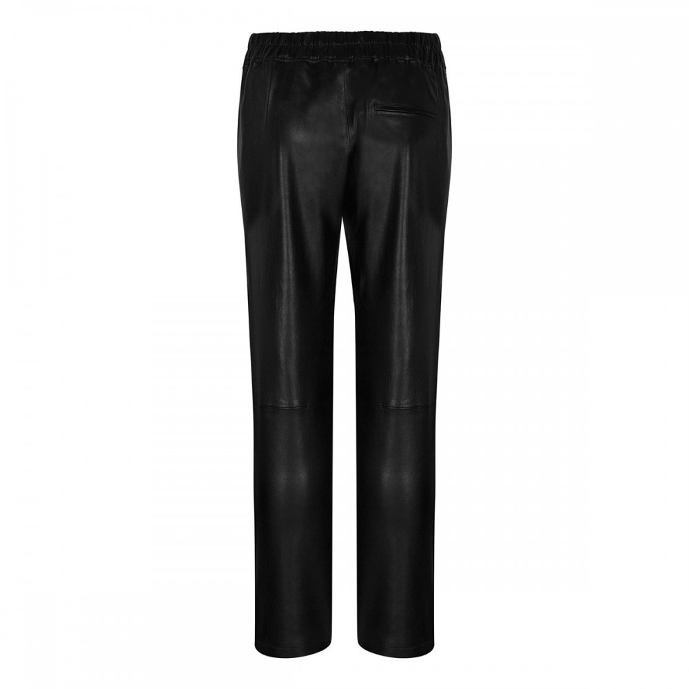 Jardin black leather pants