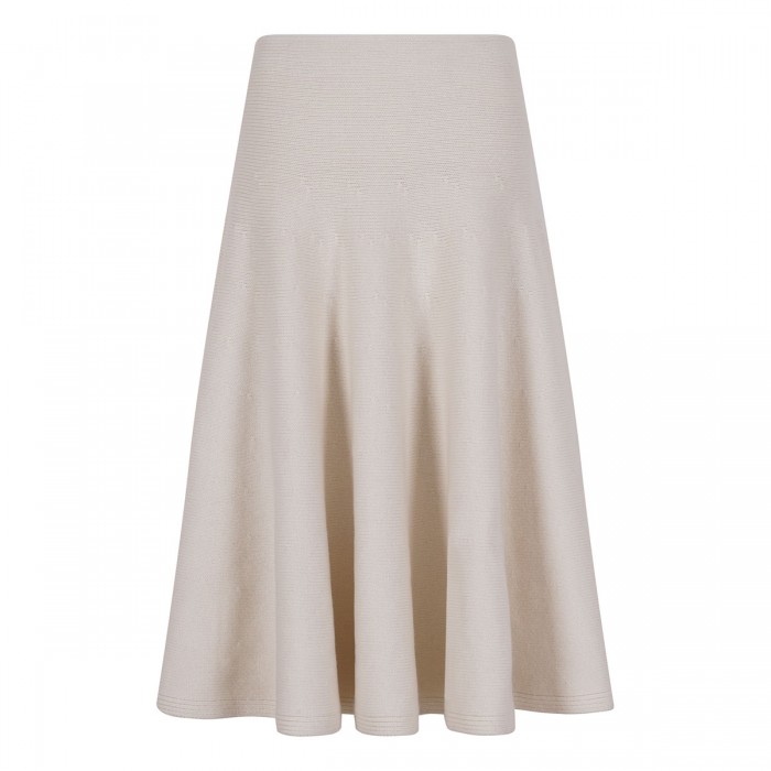 Cashmere knit skirt