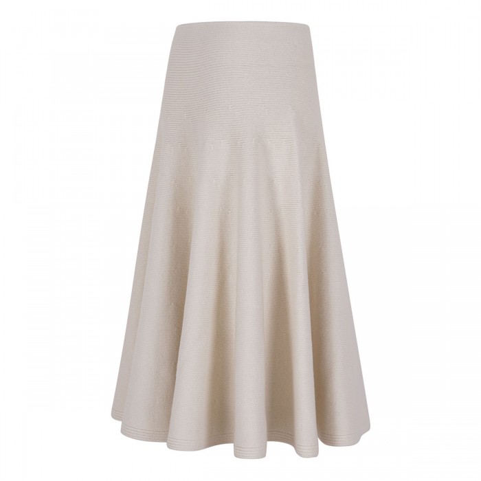 Cashmere knit skirt