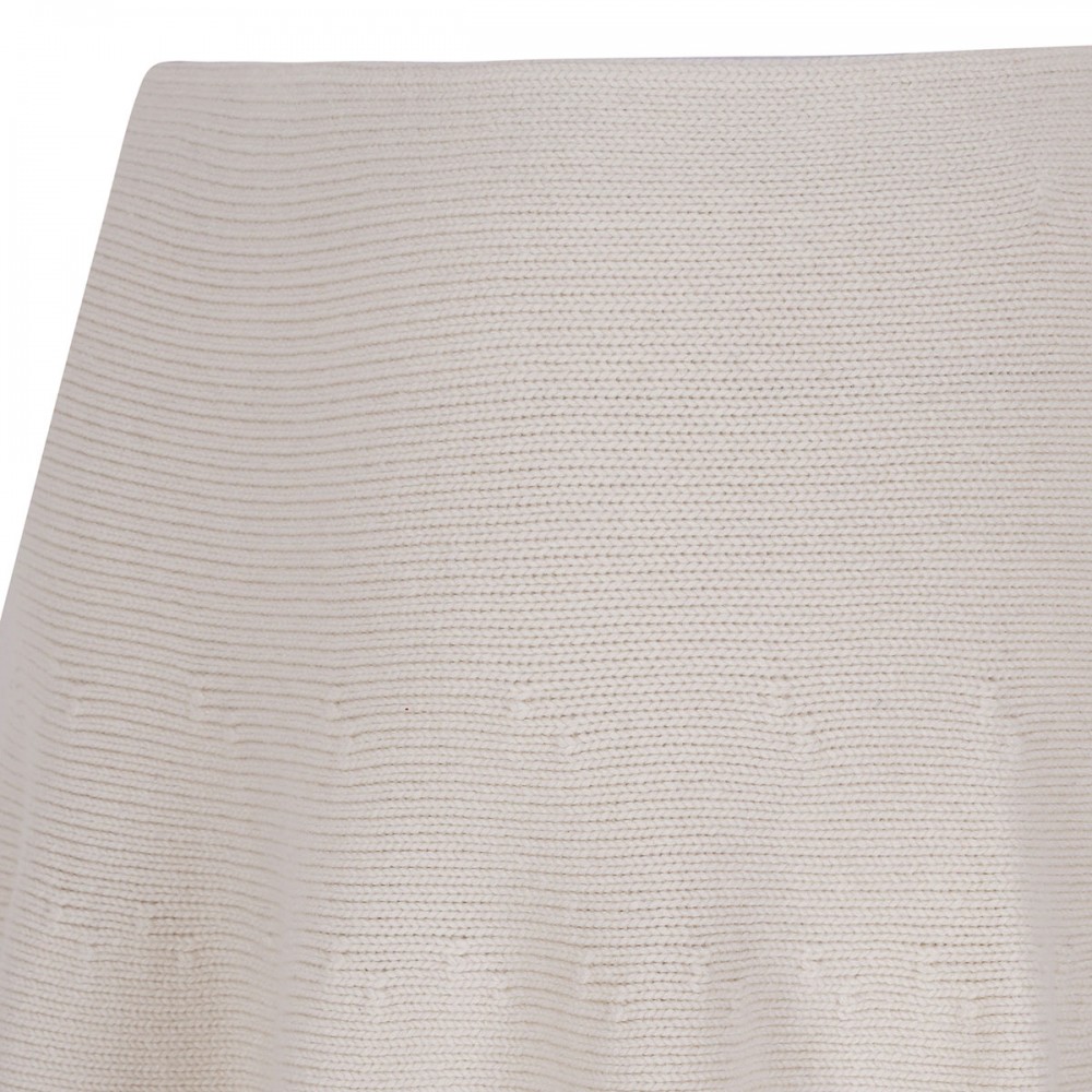 Cashmere knit skirt