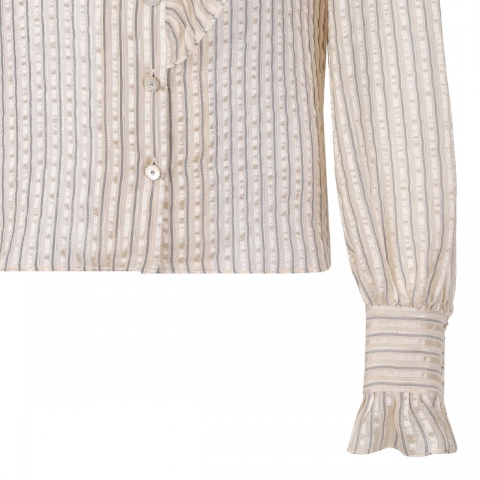 Silk lamé shirt