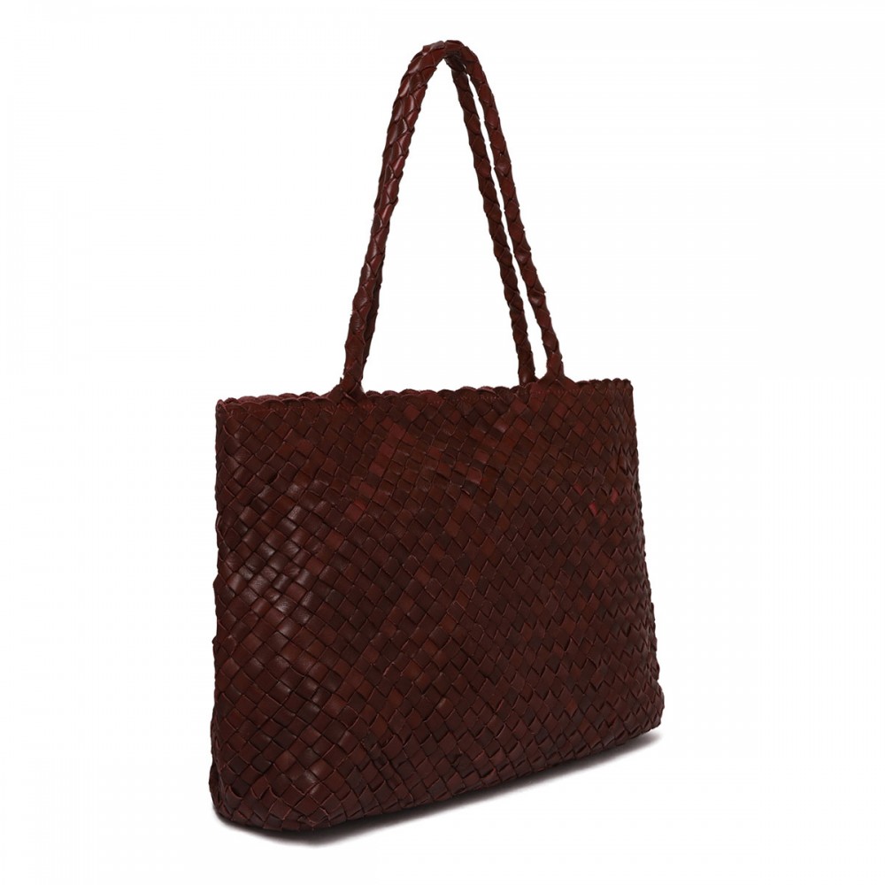 Vintage mesh tote bag