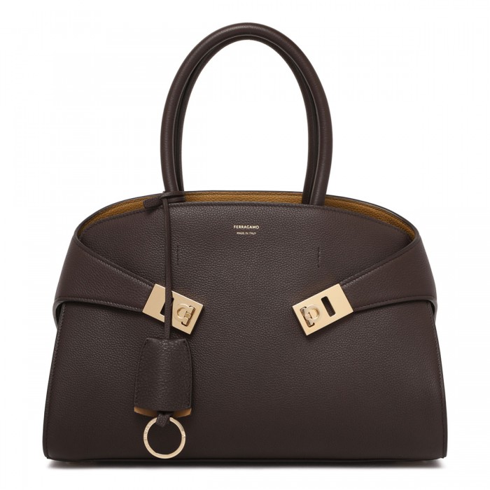 Hug S dark brown handbag