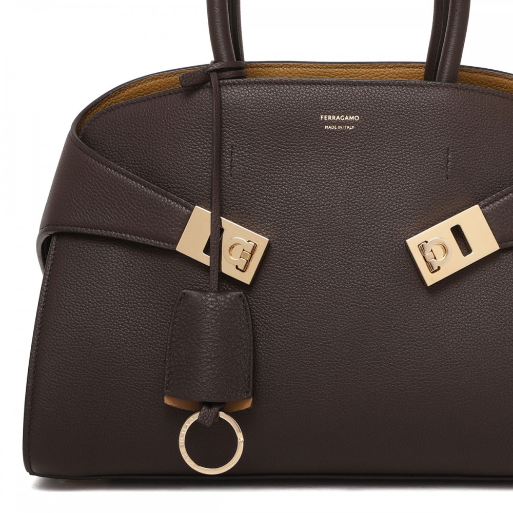 Hug S dark brown handbag