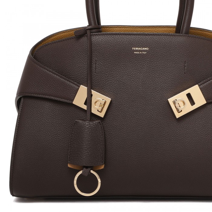 Hug S dark brown handbag