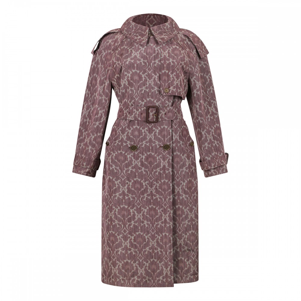 Fitzrovia baroque trench coat
