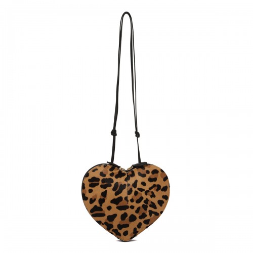 Le Coeur leopard haircalf bag