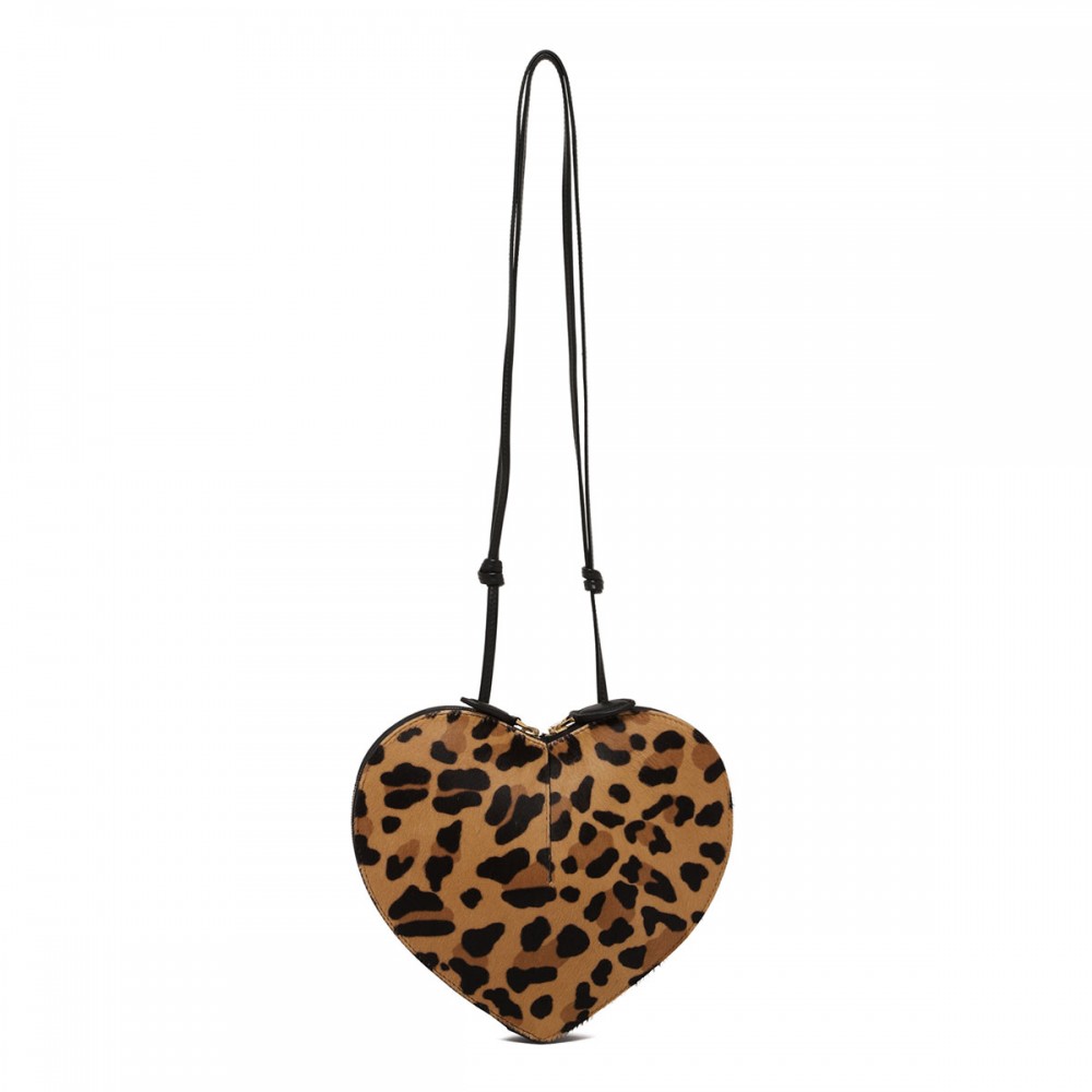 Le Coeur leopard haircalf bag
