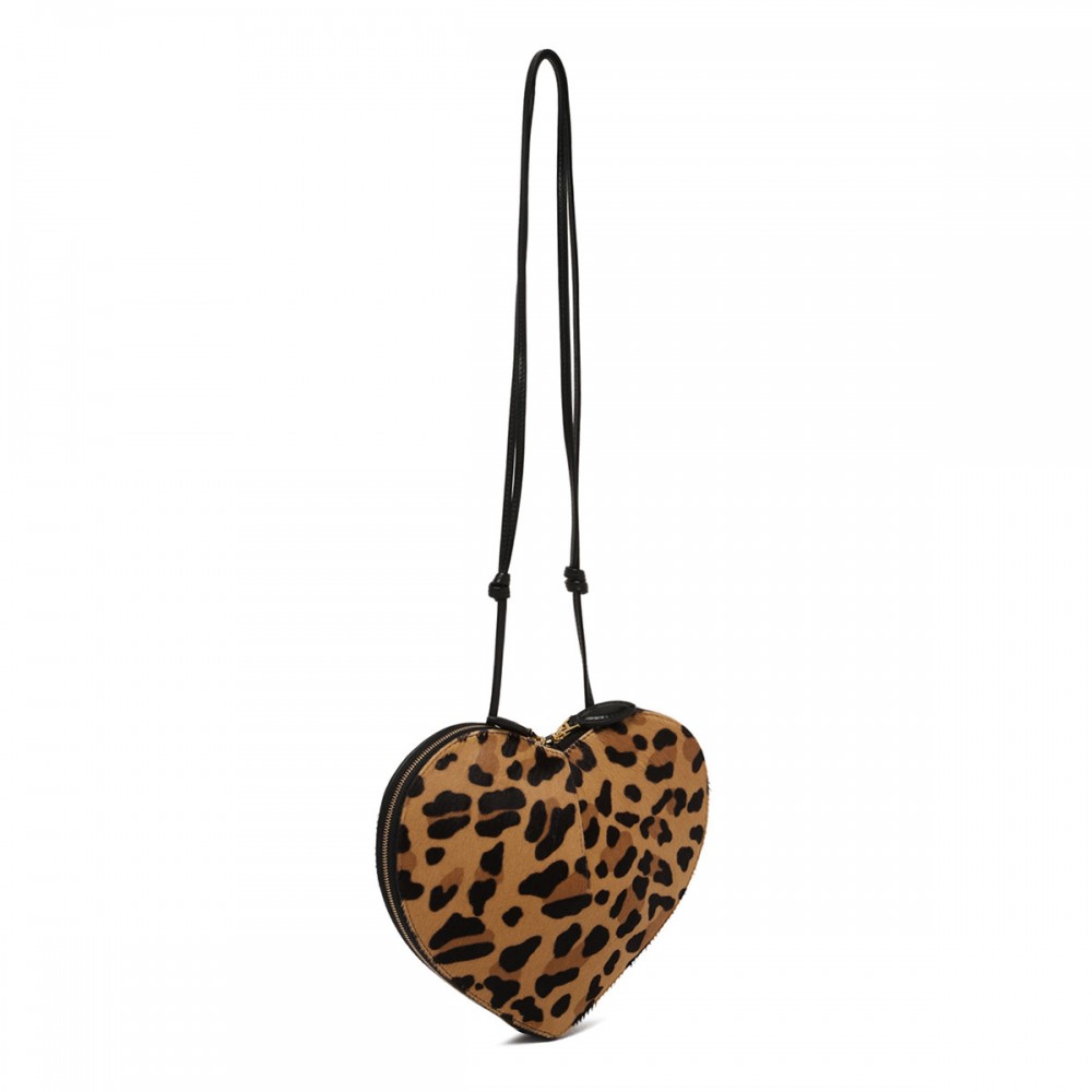 Le Coeur leopard haircalf bag