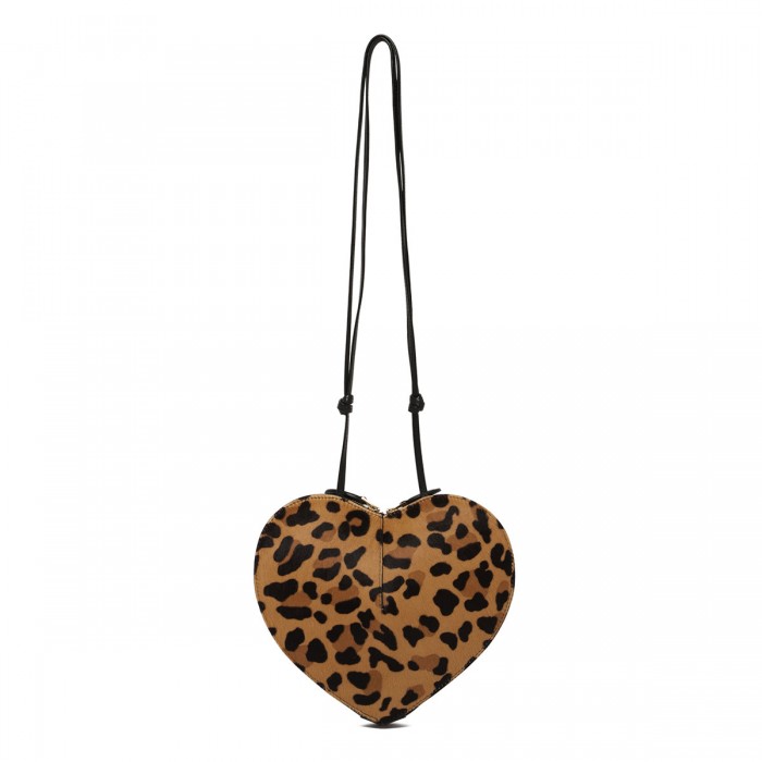 Le Coeur leopard haircalf bag