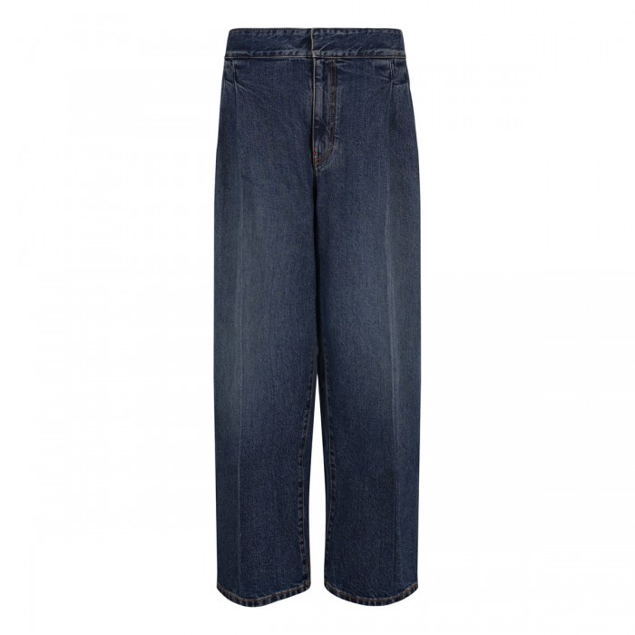 Denim tailored pants