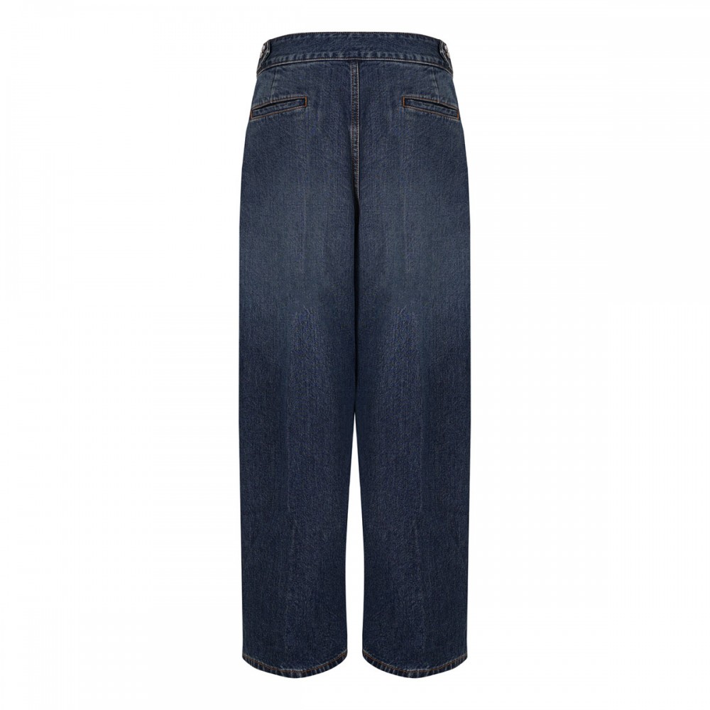 Denim tailored pants