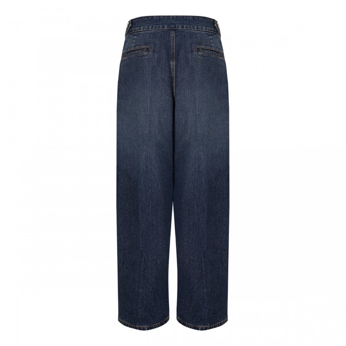 Denim tailored pants