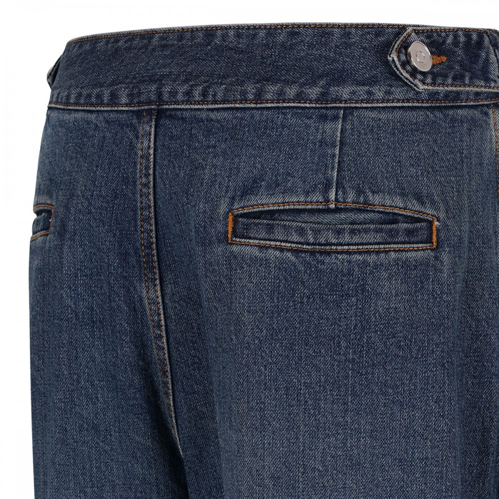 Denim tailored pants