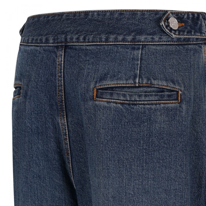 Denim tailored pants