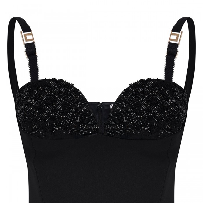 Lightweight crêpe fabric dress