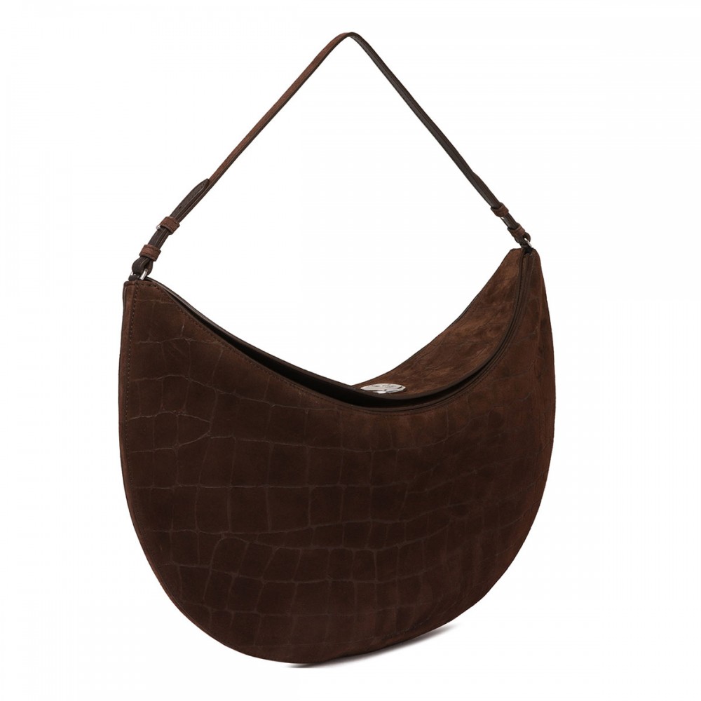 The Ovalo rond leather shoulder bag