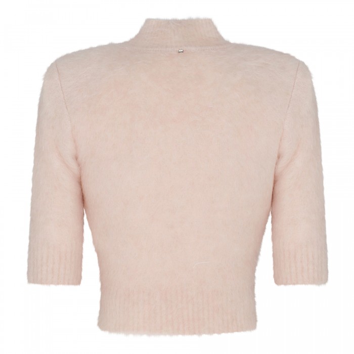 Fastoso pink mohair blend sweater