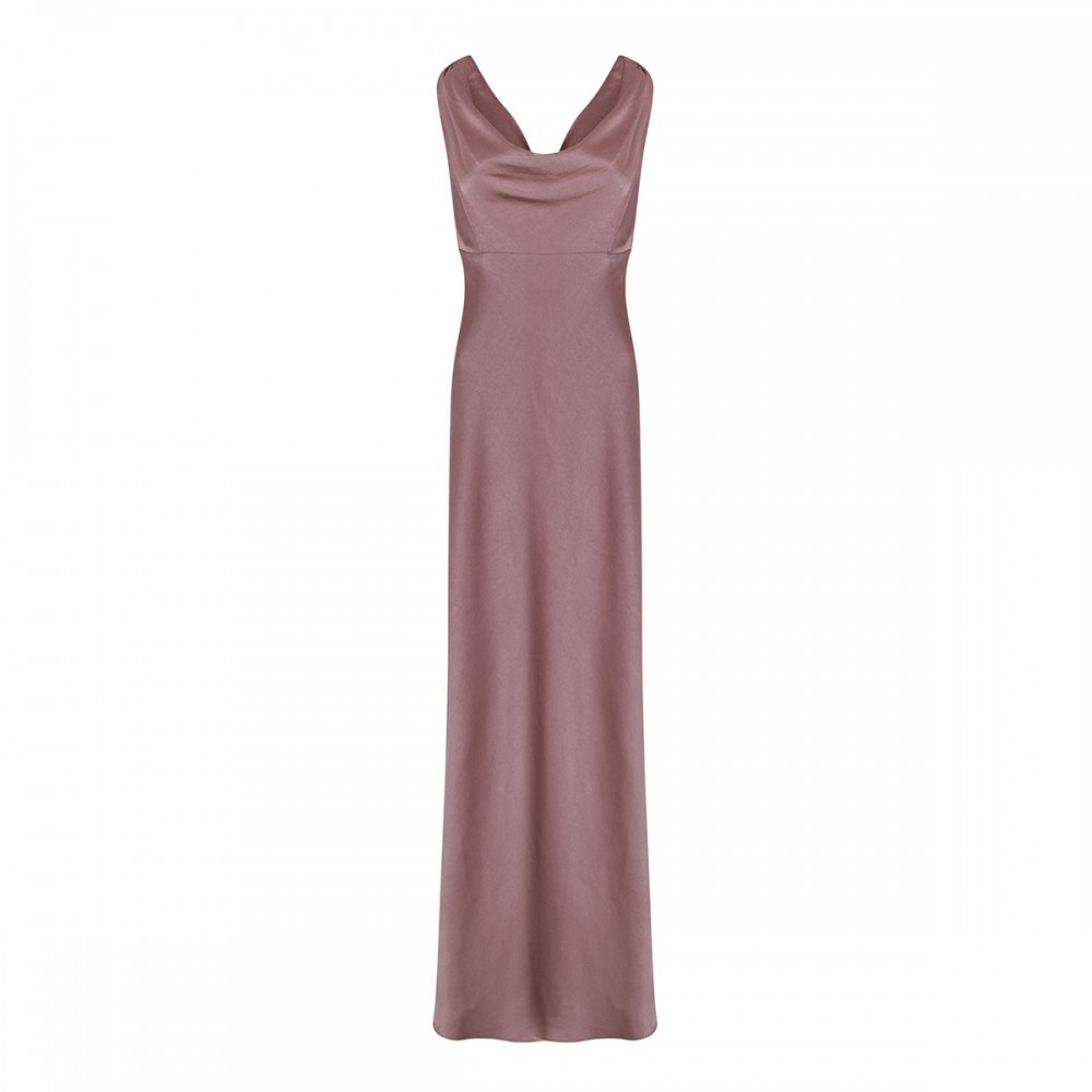Satin maxi dress