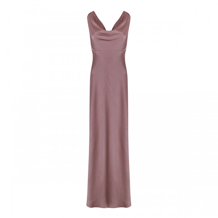 Satin maxi dress