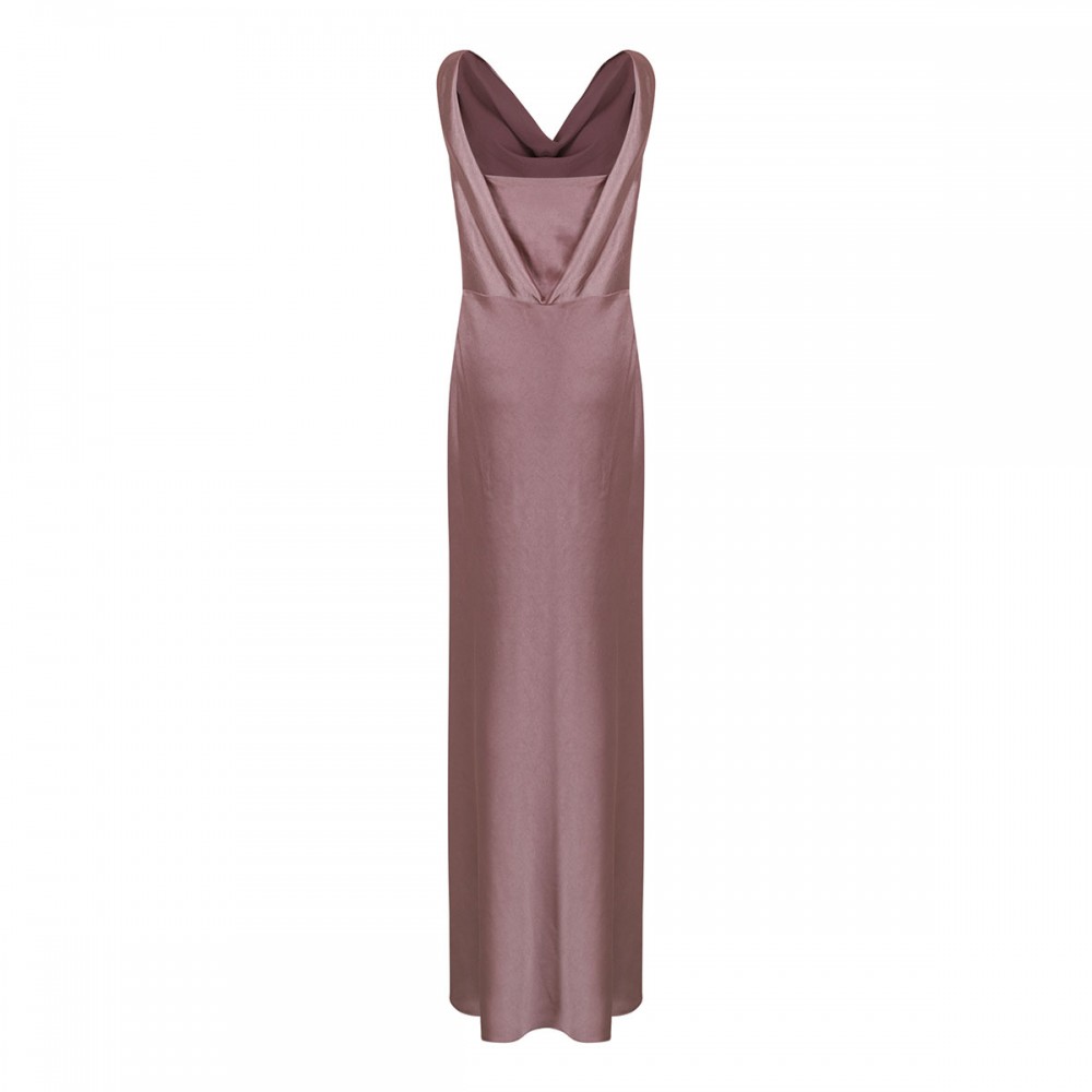 Satin maxi dress