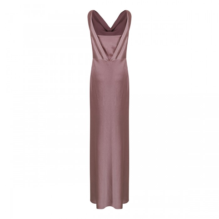 Satin maxi dress
