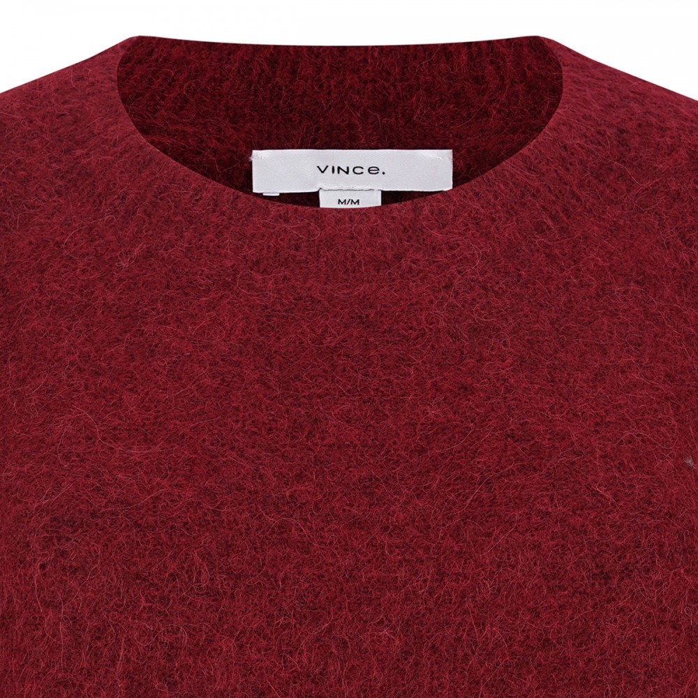 Brushed alpaca-blend sweater