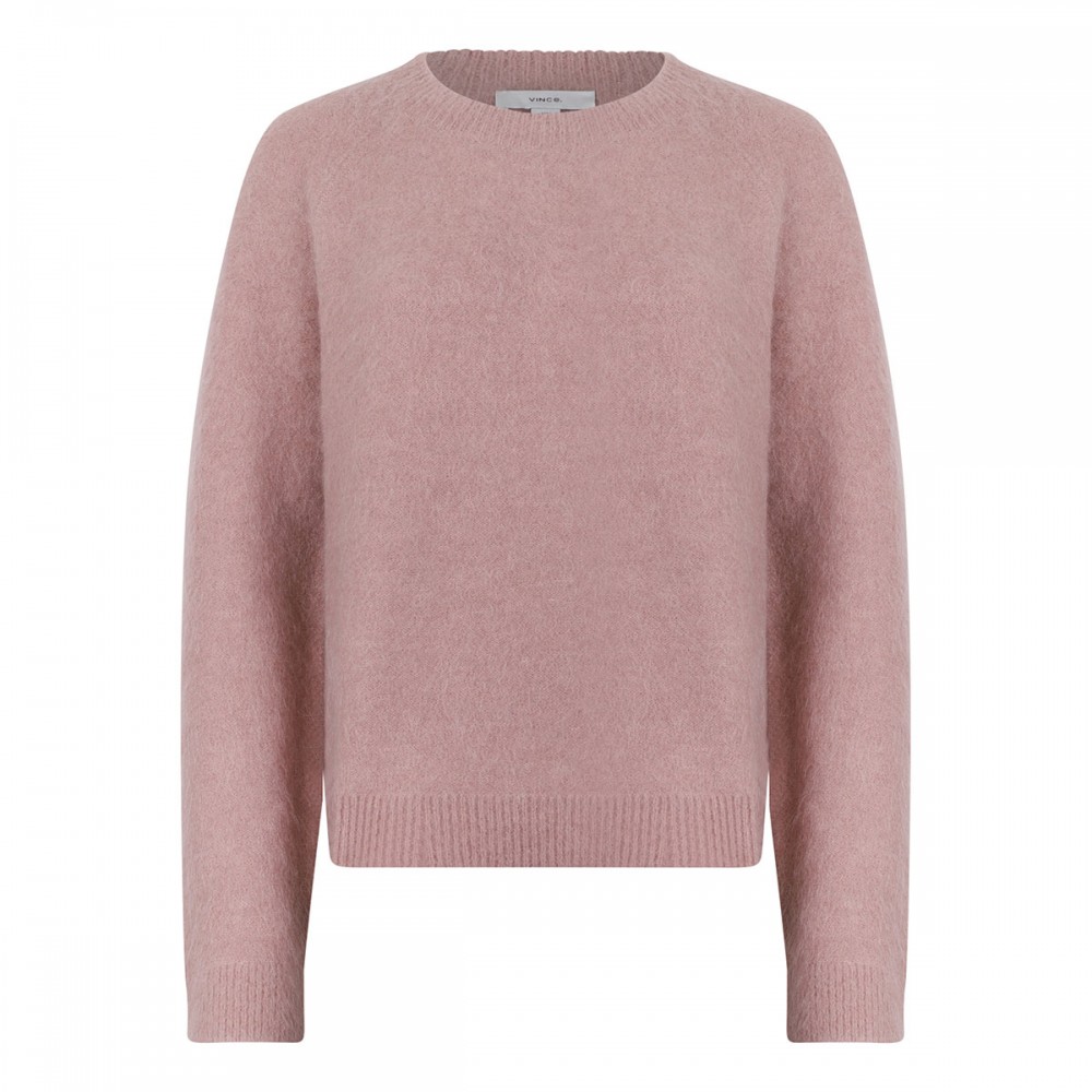 Brushed alpaca-blend sweater