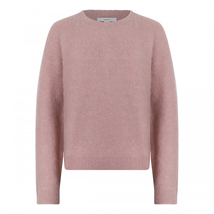 Brushed alpaca-blend sweater