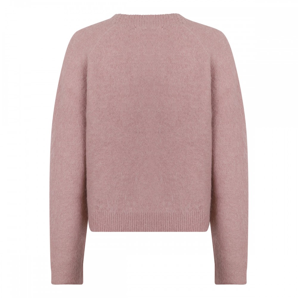 Brushed alpaca-blend sweater