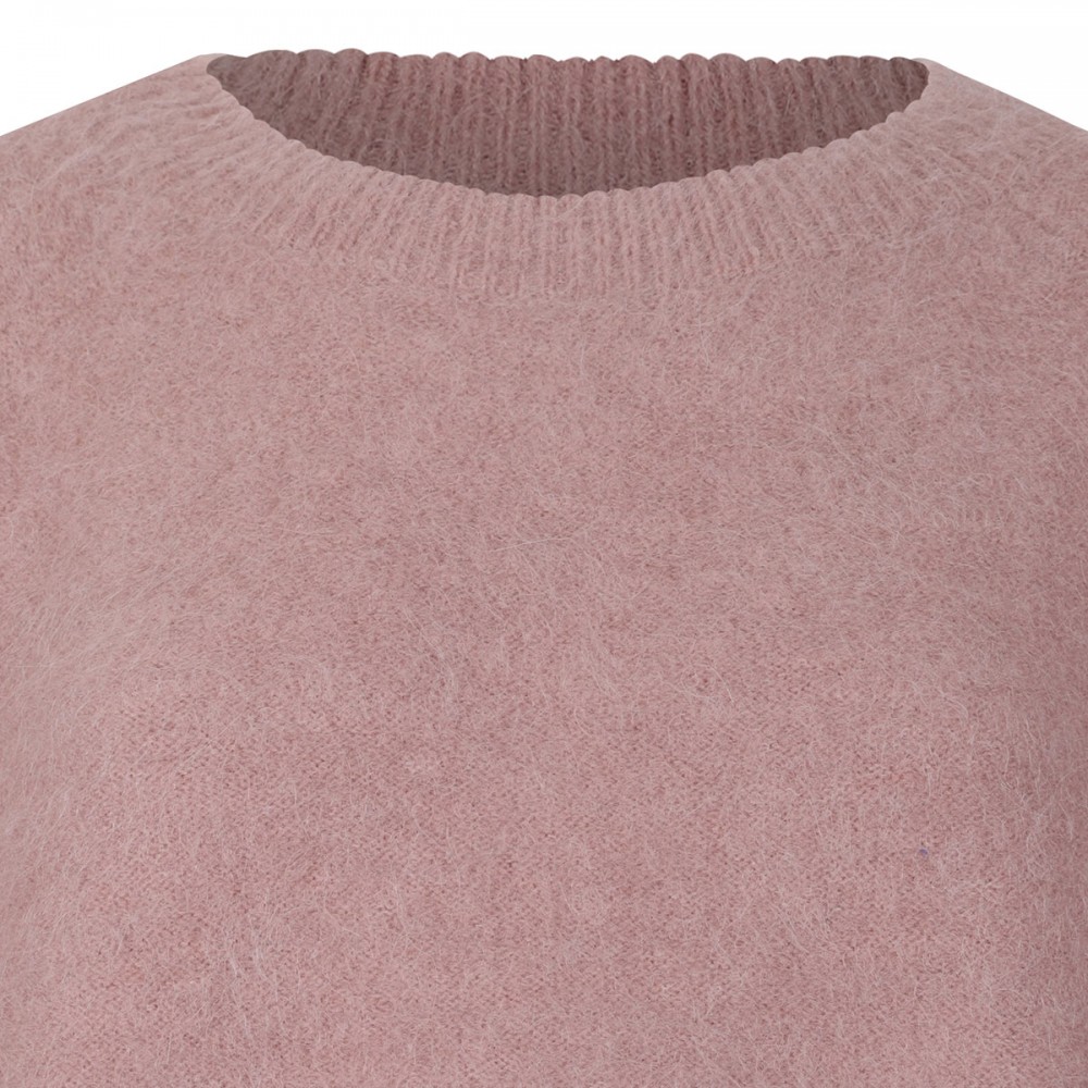 Brushed alpaca-blend sweater