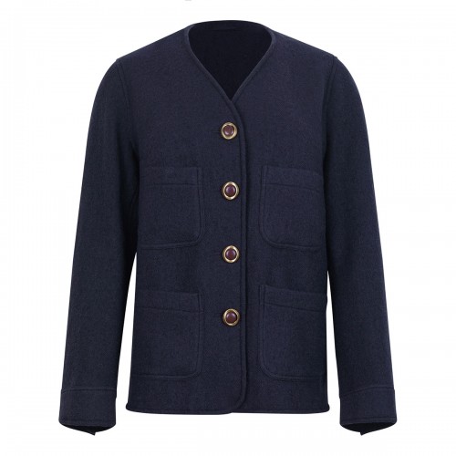 Wool slim jacket