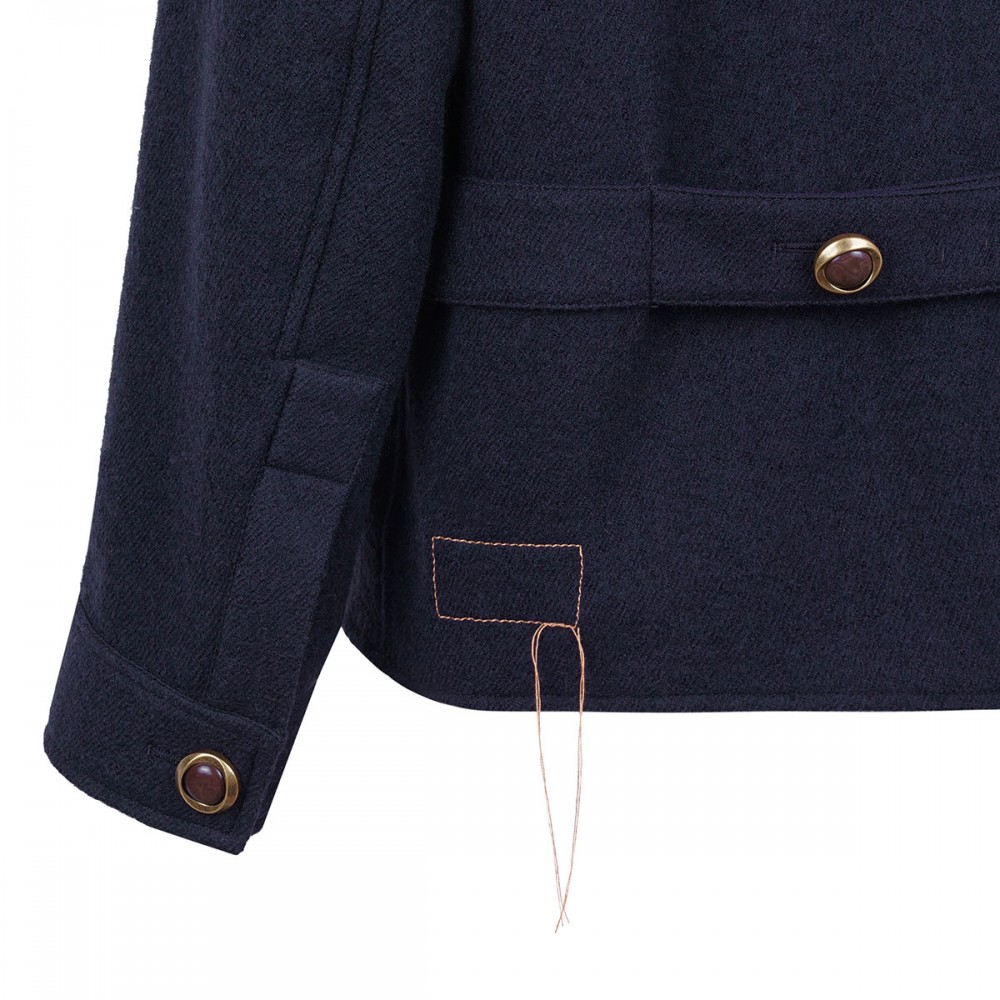 Wool slim jacket