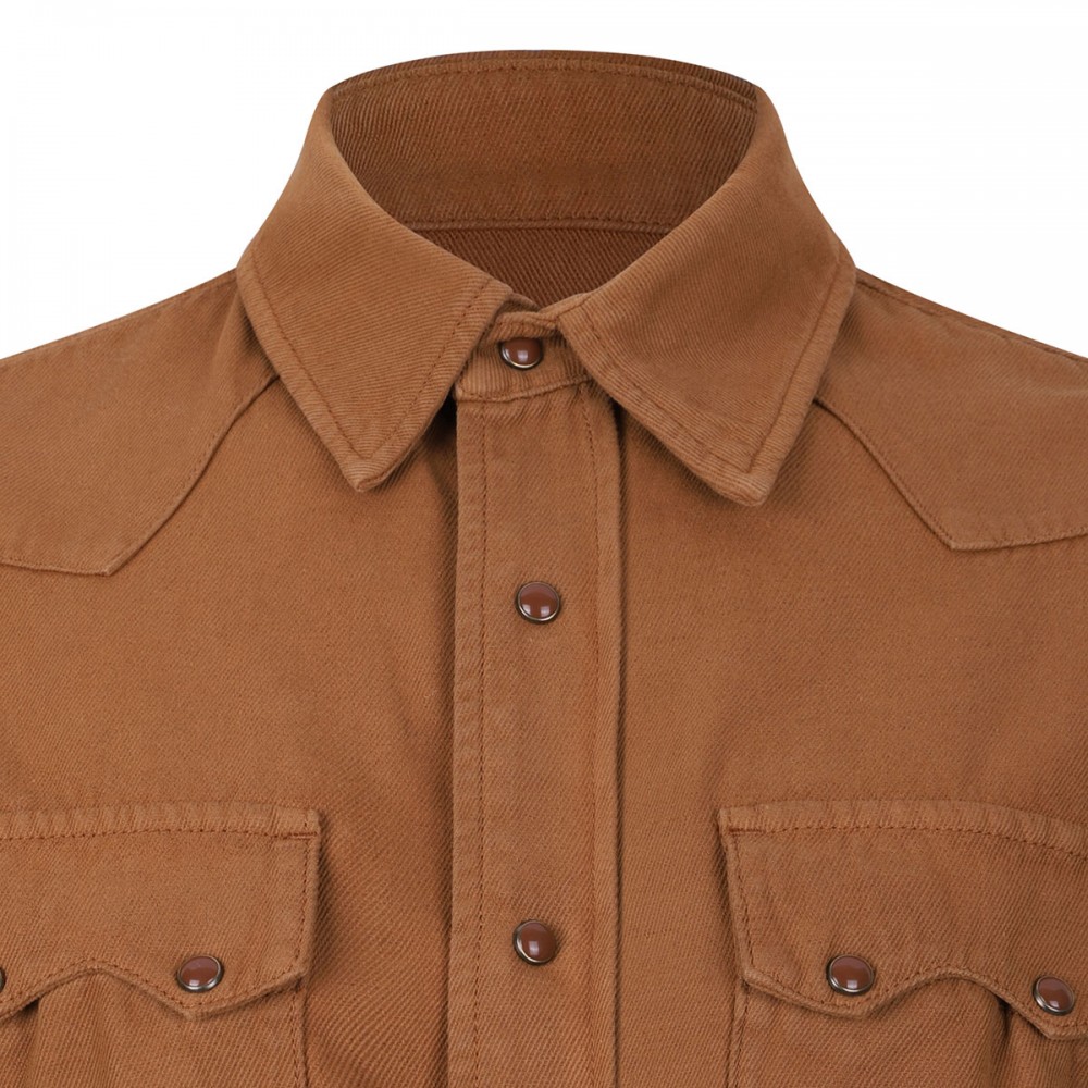 Toledo brushed wool shirt