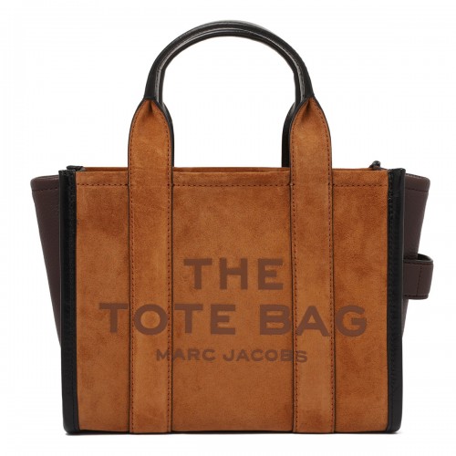 The suede small tote bag