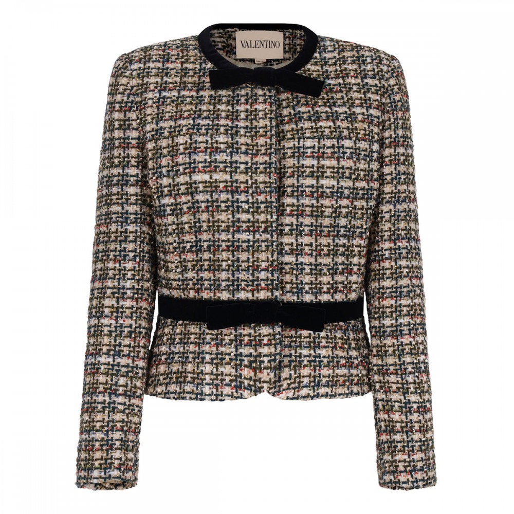 Multicolor tweed jacket