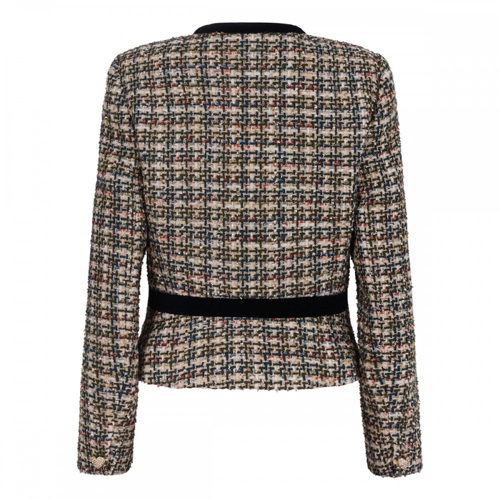 Multicolor tweed jacket
