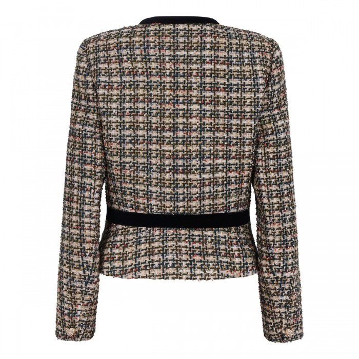 Multicolor tweed jacket