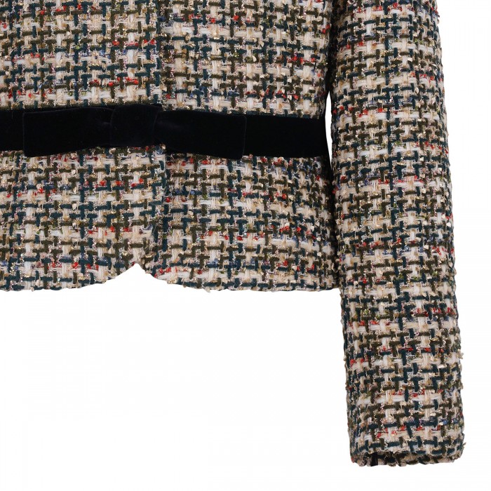 Multicolor tweed jacket