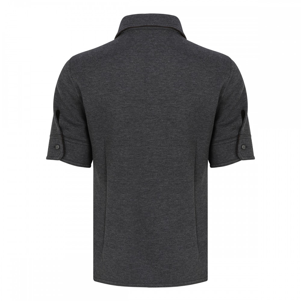 Wool cotton jersey shirt