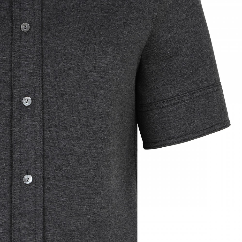 Wool cotton jersey shirt