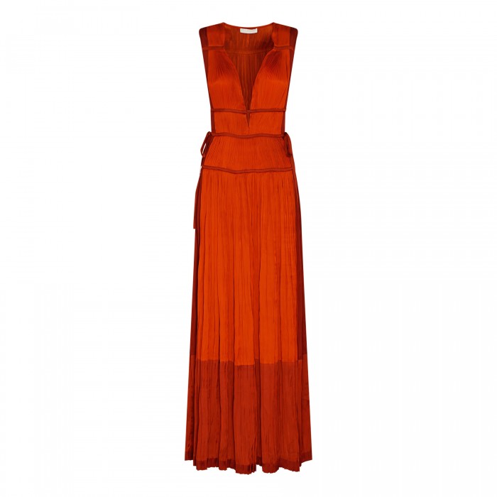 Valeria agate-red hue gown