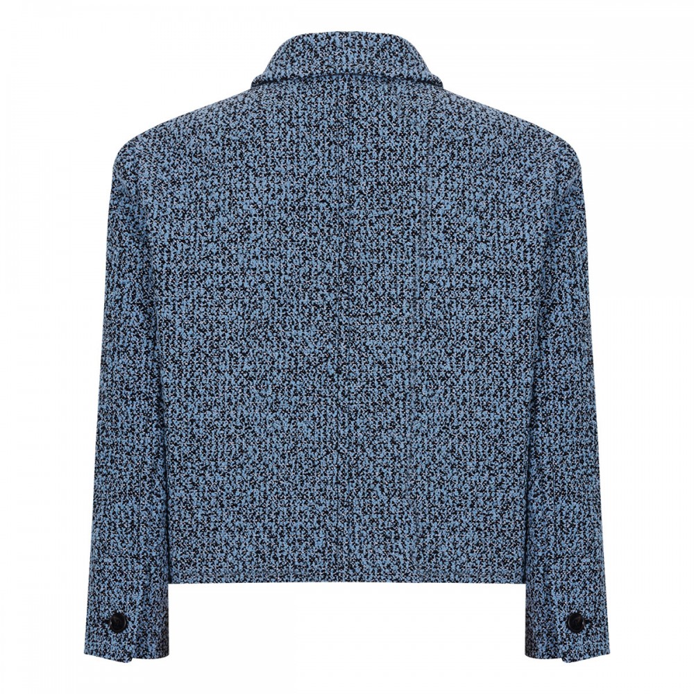 Wool cotton bouclé jacket