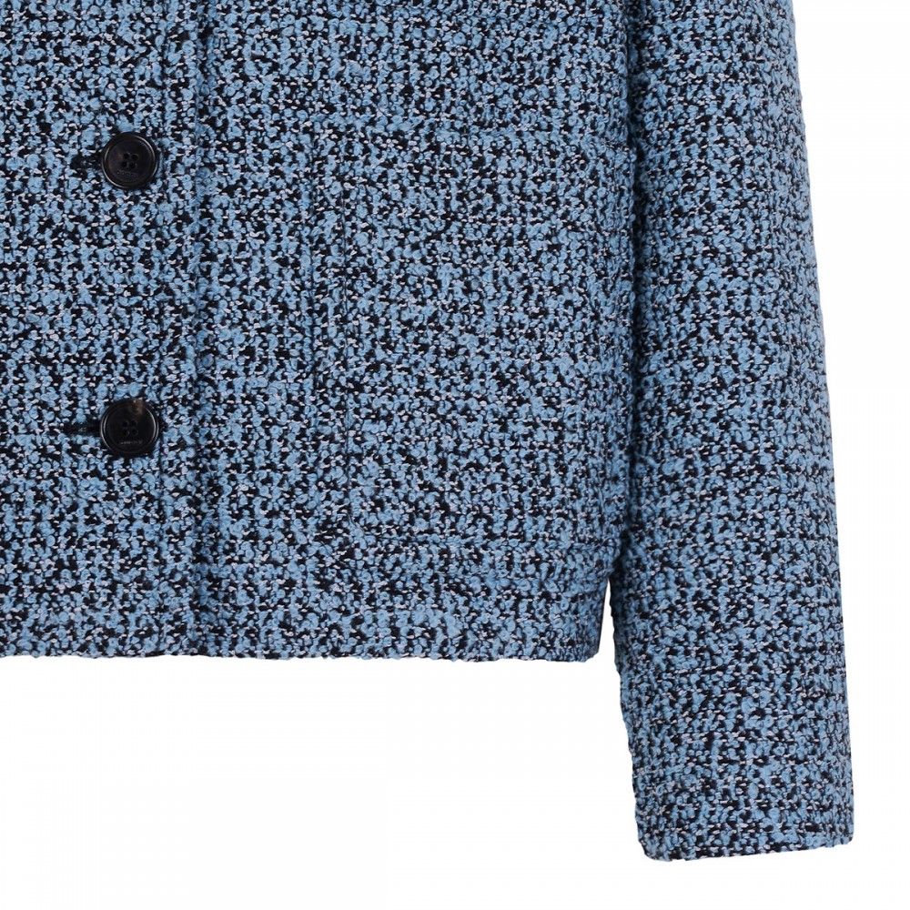 Wool cotton bouclé jacket