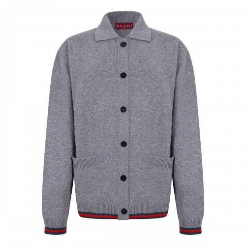 Wool and cashmere cardigan